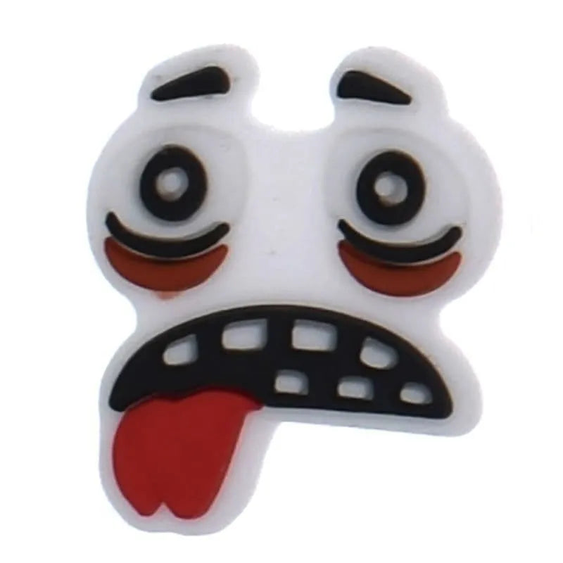 Tongue Out Shoe Charm