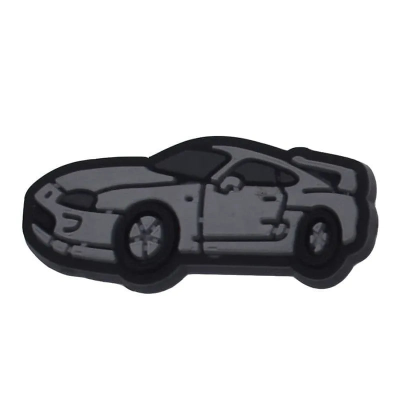 Grey Coupe Shoe Charm