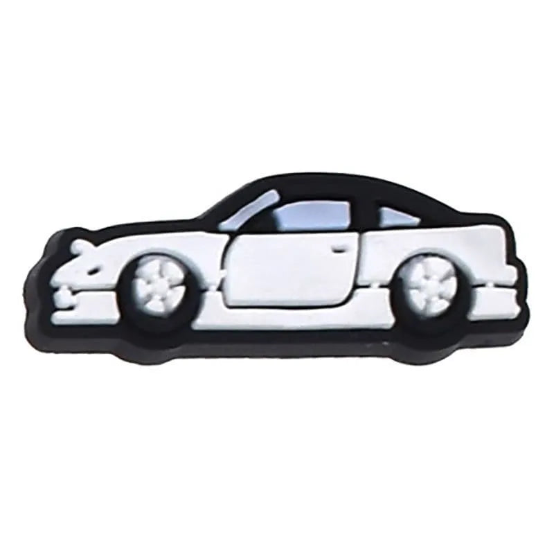 White Coupe Shoe Charm