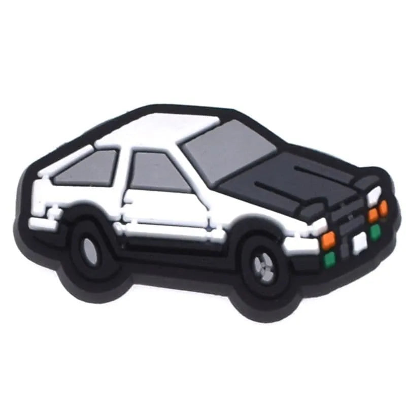 White Hatchback Shoe Charm