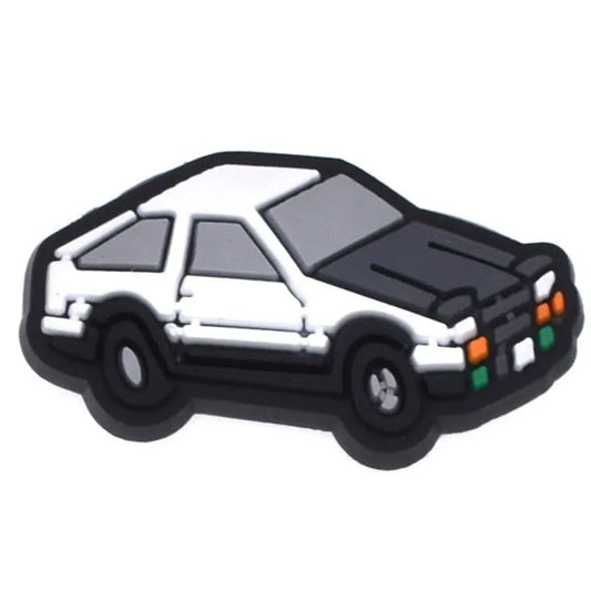 White Hatchback Shoe Charm