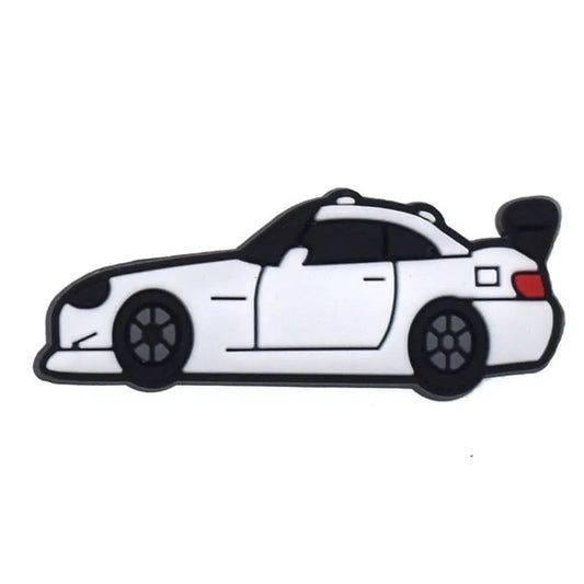 White Porche Shoe Charm