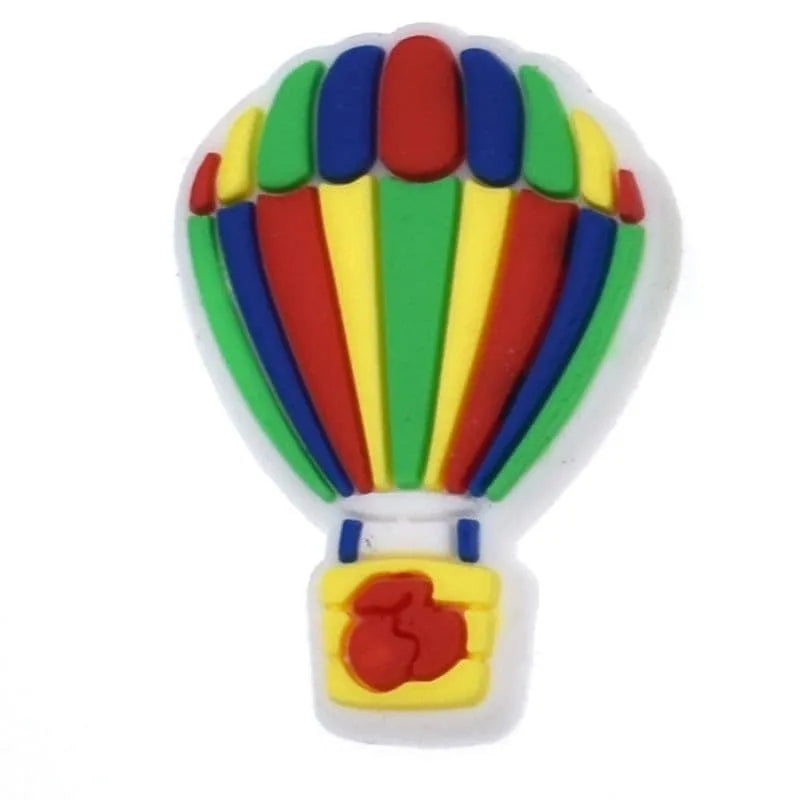 Hot Air Ballloon Shoe Charm