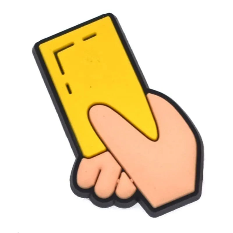 Yellow Ticket Shoe Charm