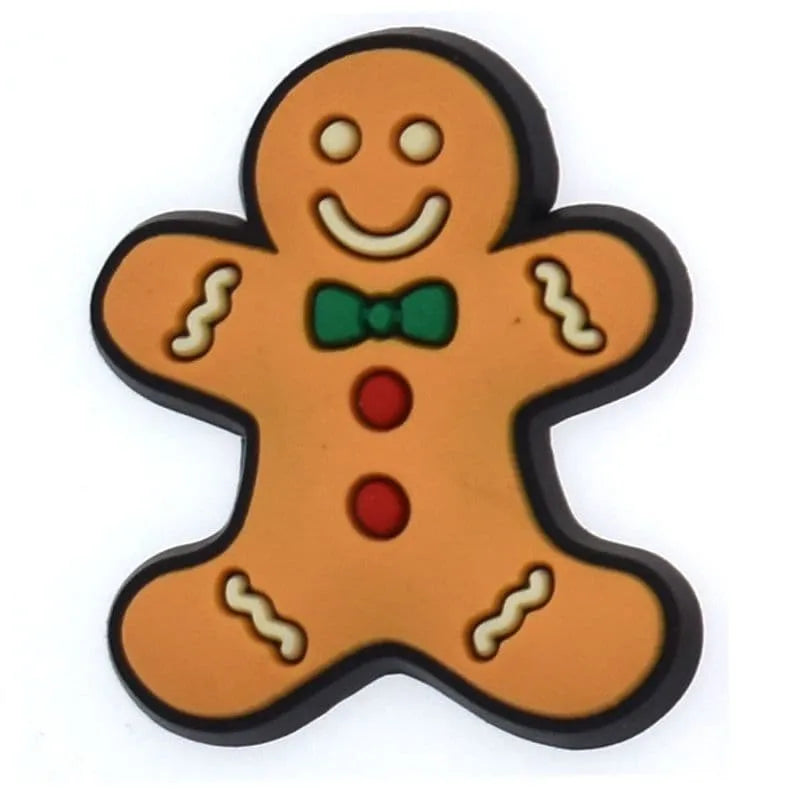 Gingerbread Man Shoe Charm