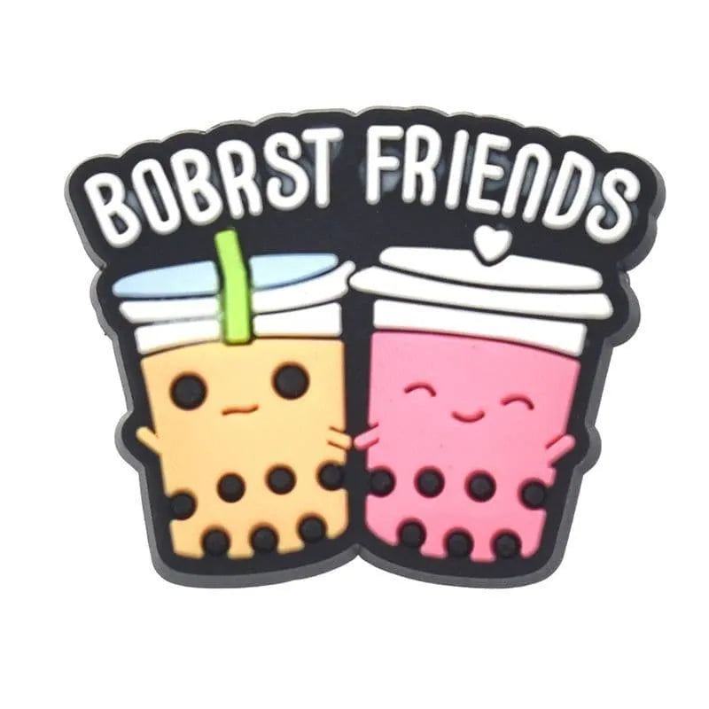 Bobast Friends Bubble Tea Shoe Charm