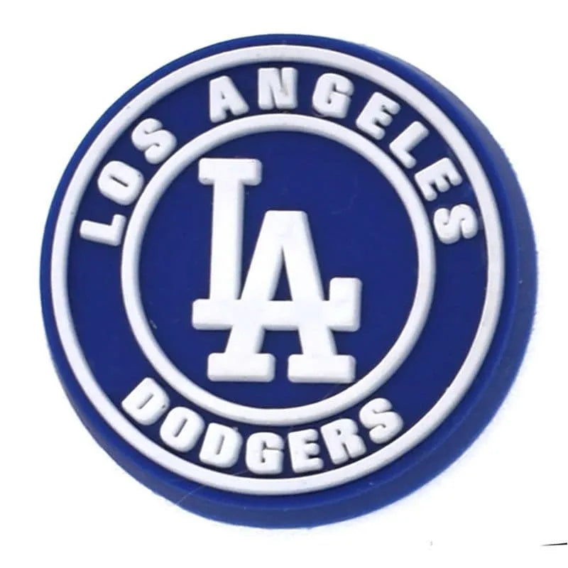 Los Angeles Dodgers Baseball La Badge Round Logo Shoe Charm