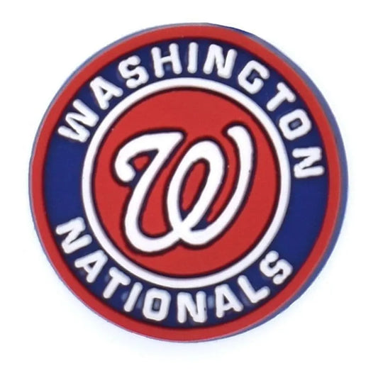 Washington Nationals Baseball Team Badge Round Logo Shoe Charm