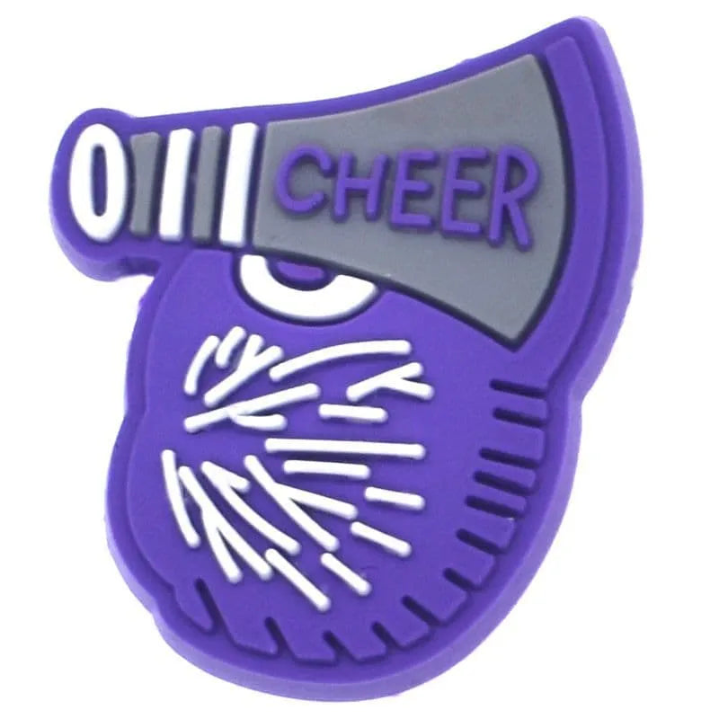 Megaphone Purple Loud Shoe Charm