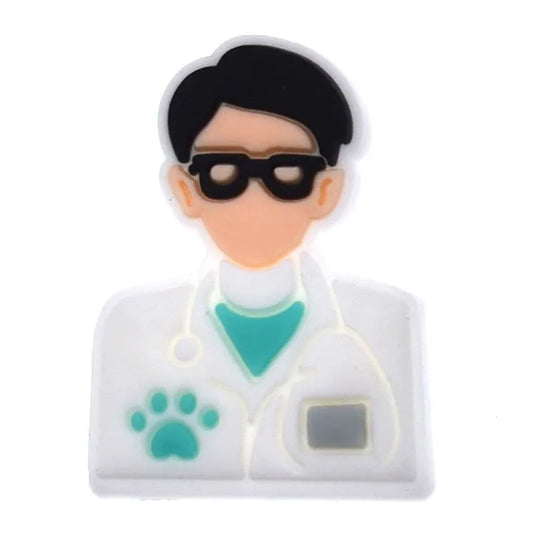 Veterinary Doctor Shoe Charm