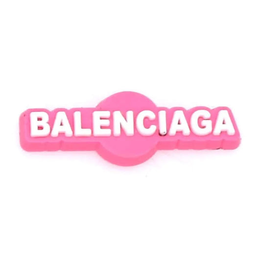 Balenciaga White On Pink Shoe Charm