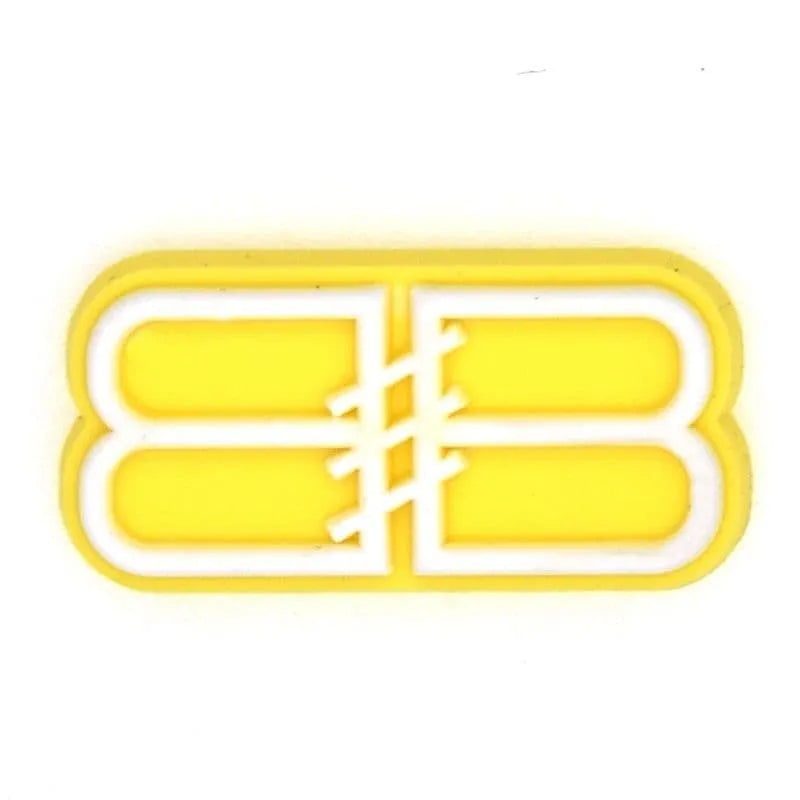 Balenciaga Double Bb Stylized Yellow Shoe Charm