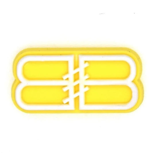 Balenciaga Double Bb Stylized Yellow Shoe Charm