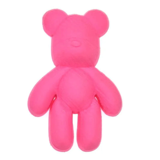 Teddy Bear Pink Shoe Charm