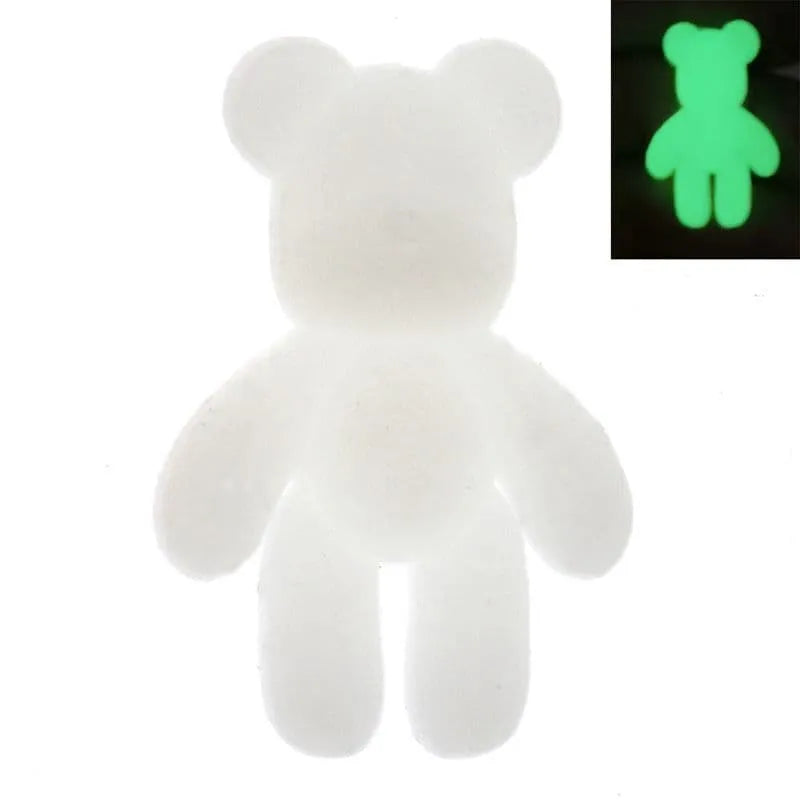 Teddy Clear Shoe Charm