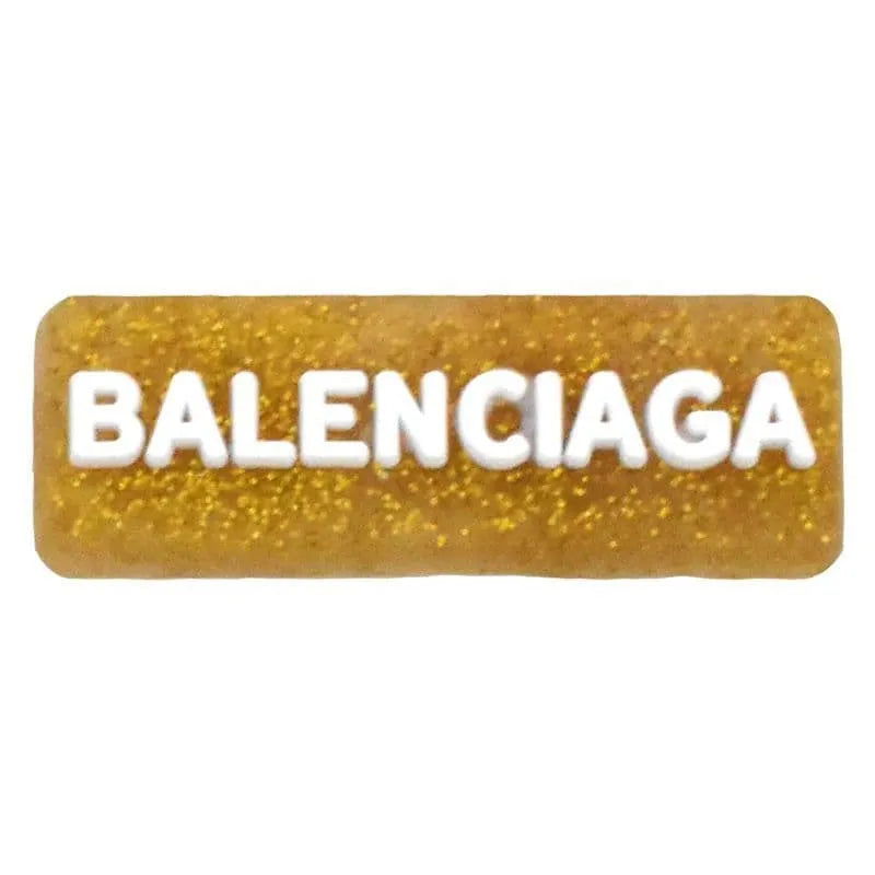 Balenciaga White On Gold Shoe Charm