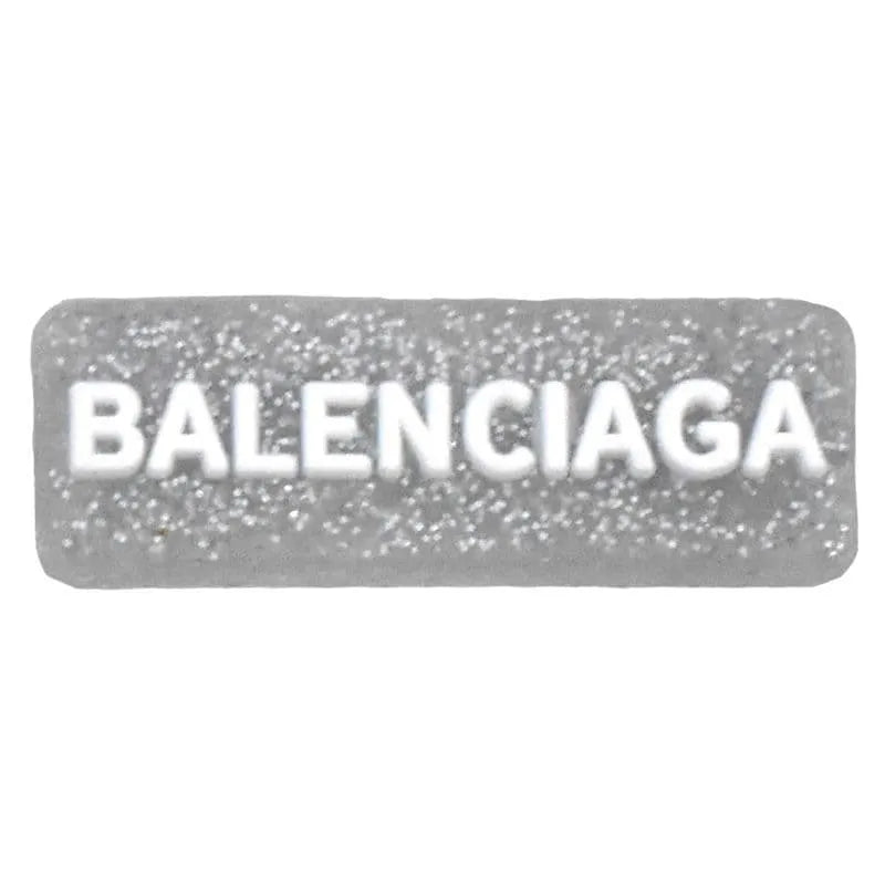 Balenciaga Speckled Silver Shoe Charm