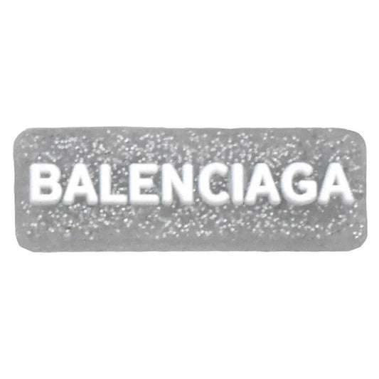 Balenciaga Speckled Silver Shoe Charm
