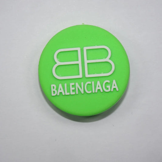 Balenciaga Round Badge Light Green Shoe Charm