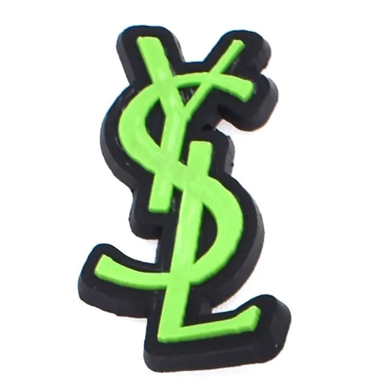 Ysl Yves Saint Laurent Stylized Logo Shoe Charm