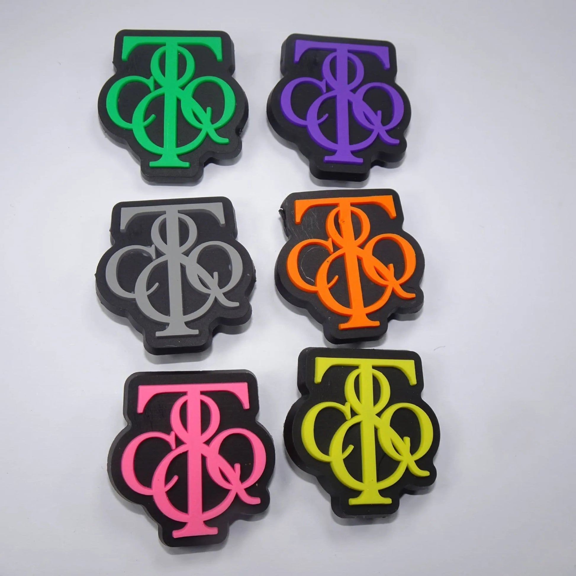 Tiffany & Co 6 Colours Tiffany Stylized Badge Shoe Charm