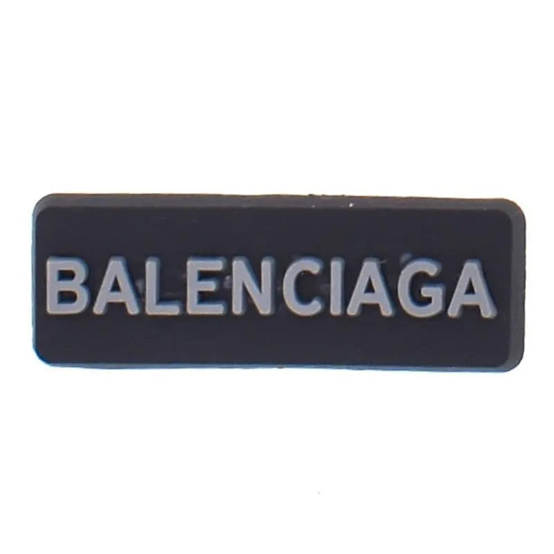Balenciaga Grey On Black Shoe Charm