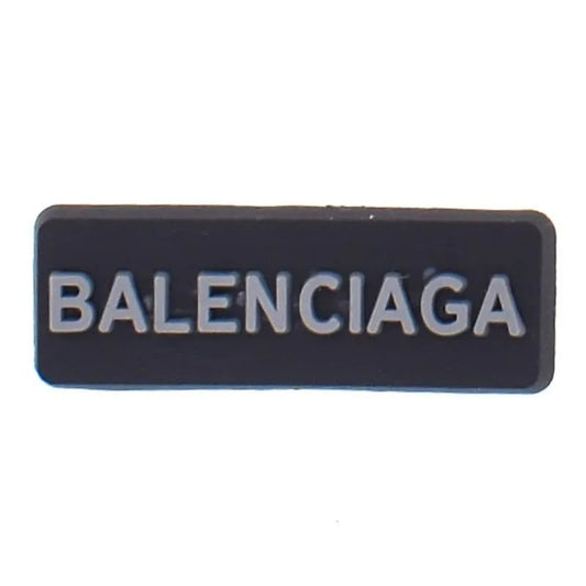 Balenciaga Grey On Black Shoe Charm