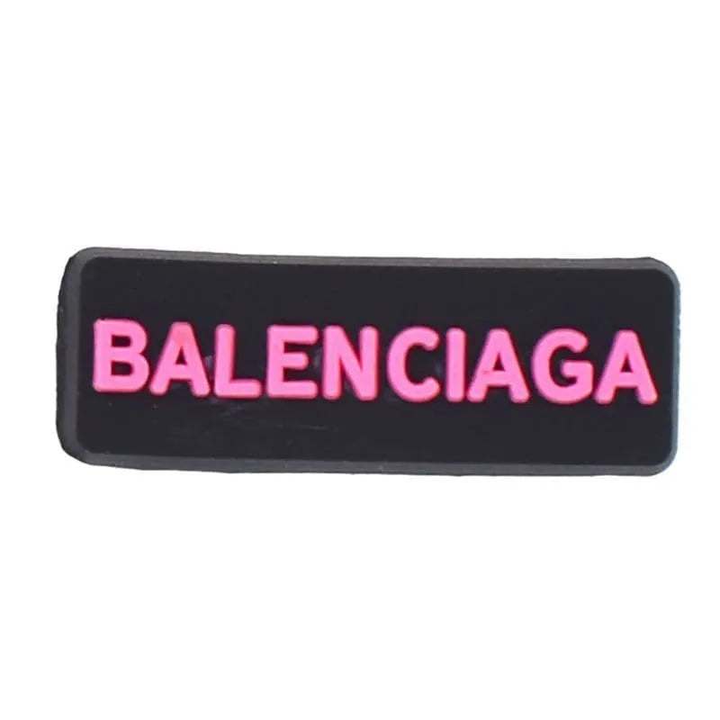 Balenciaga Pink On Black Shoe Charm