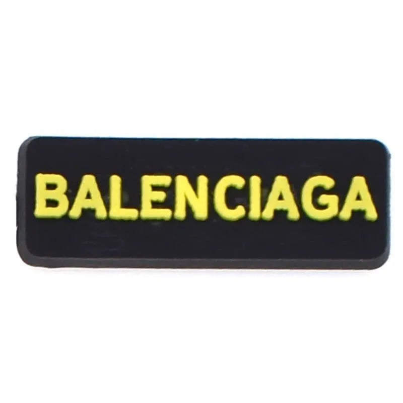 Balenciaga Yellow On Black Shoe Charm