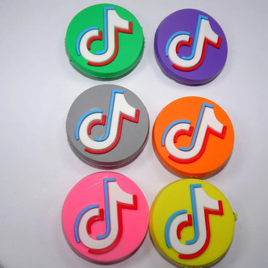 Tik Tok 6 Colours Tik Tok Round Badges Shoe Charm