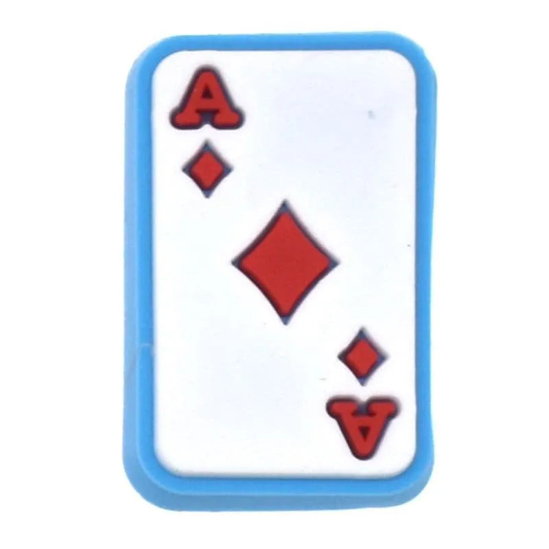 Ace Of Diamond Shoe Charm