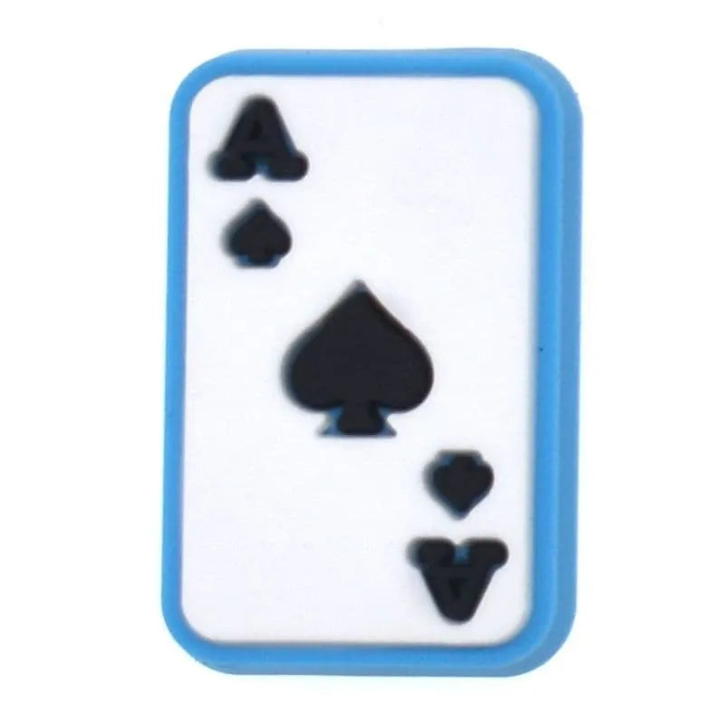 Ace Of Spades Shoe Charm