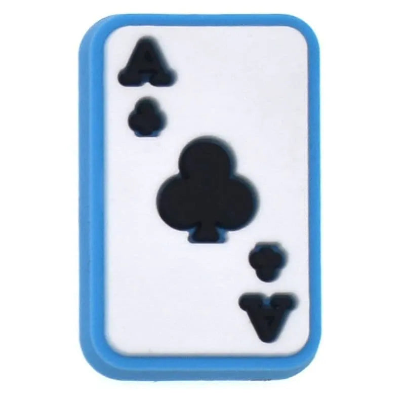 Ace Of Clubs Shoe Charm