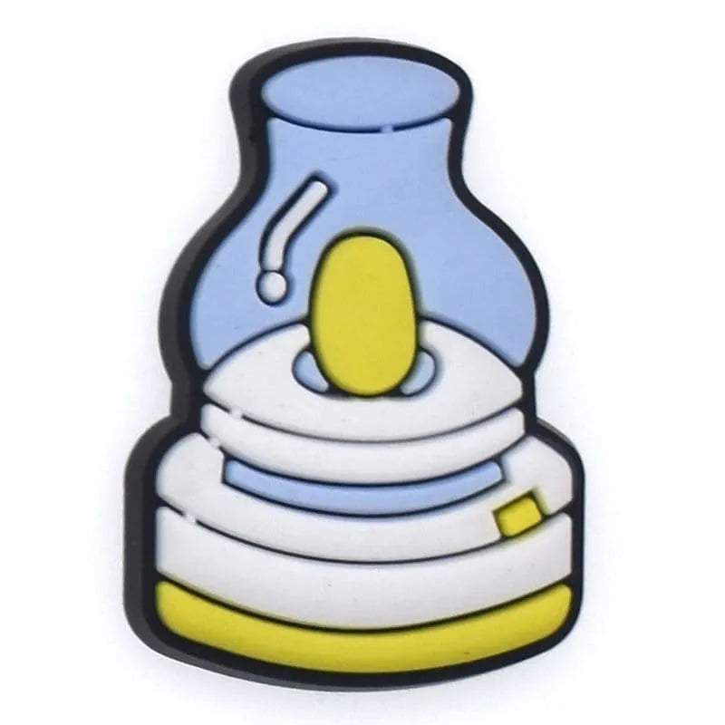 Camping Lamp Shoe Charm