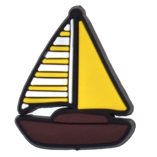 Yellow Yacht Shoe Charm