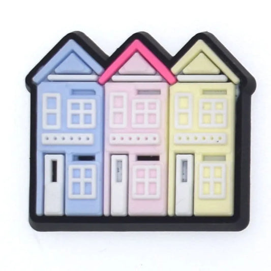 Amsterdam Houses Shoe Charm