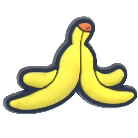 Banana Skin Shoe Charm