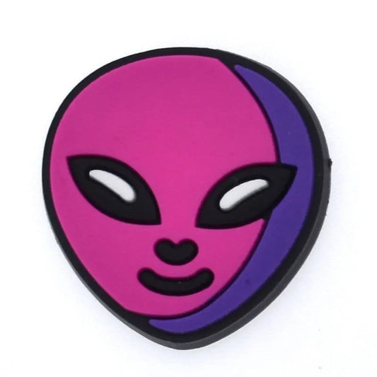 Alien Face Shoe Charm