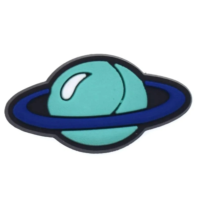 Green Planet Shoe Charm