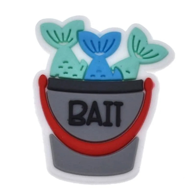 Bucket Of Bait Shoe Charm