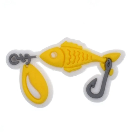 Baited Swivel Hook Shoe Charm