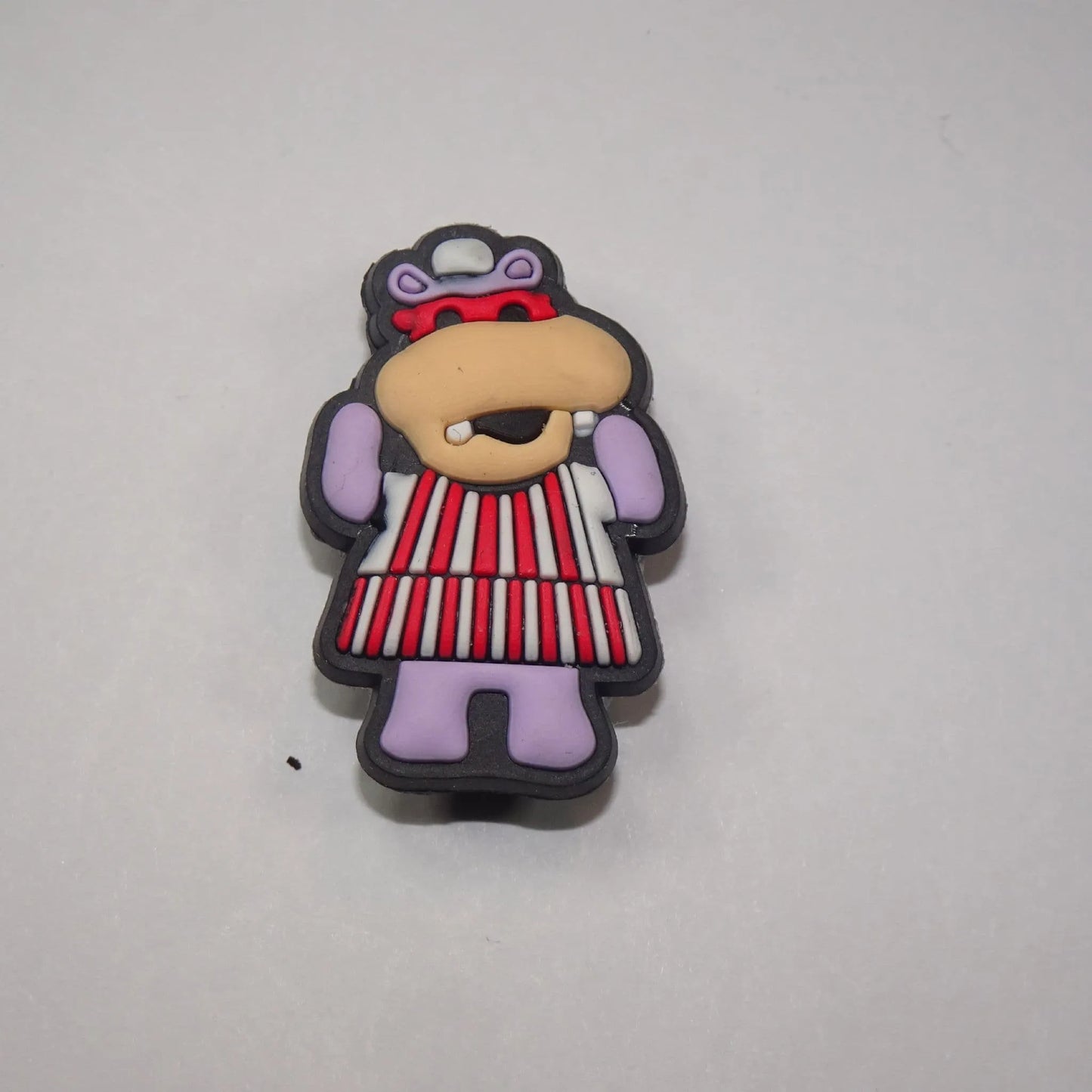 Hallie Hippo Shoe Charm