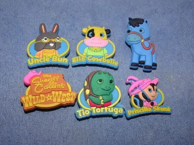 6 Sheriff Callie Cartoon Characters Shoe Charm