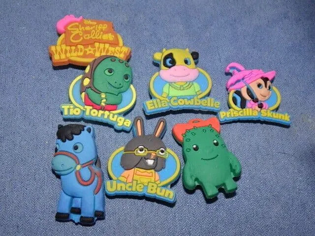 7 Sheriff Callie Cartoon Characters Shoe Charm