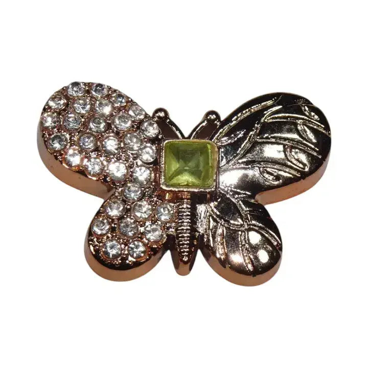 Shoe charm - Diamond wing butterfly