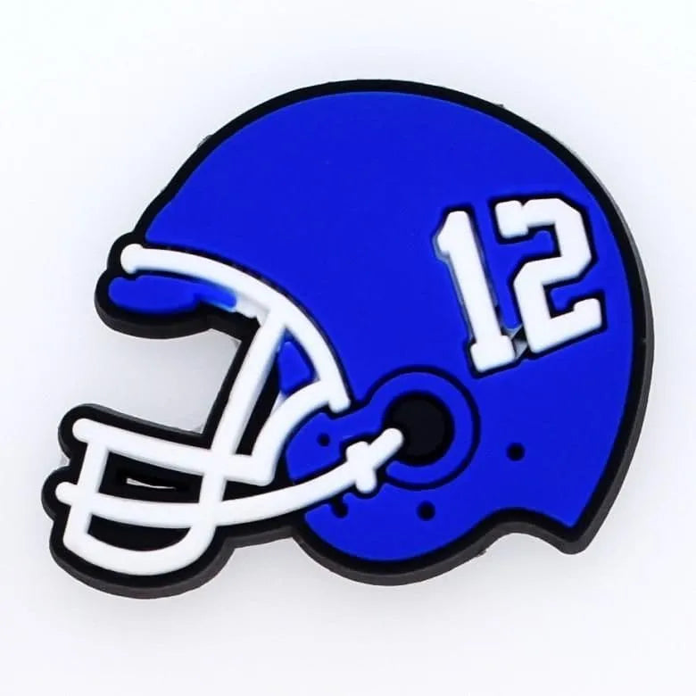American Football Helmet Shoe Charm