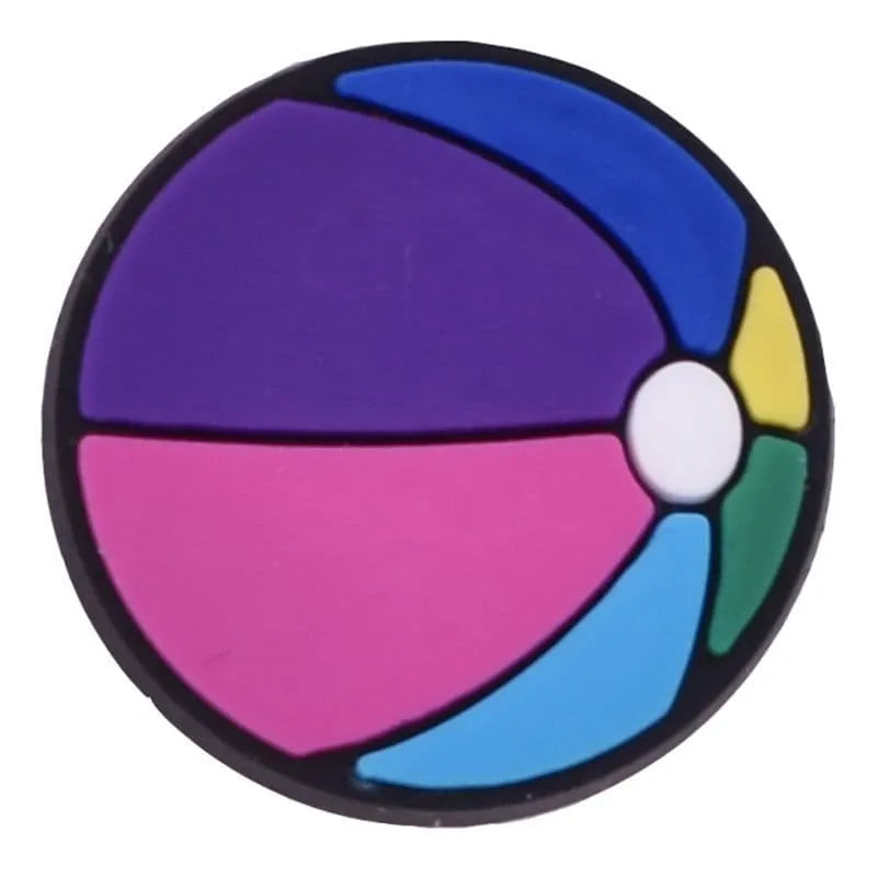 Beach Ball Shoe Charm
