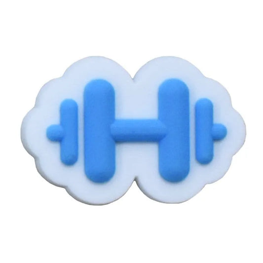 Bar Weights Shoe Charm