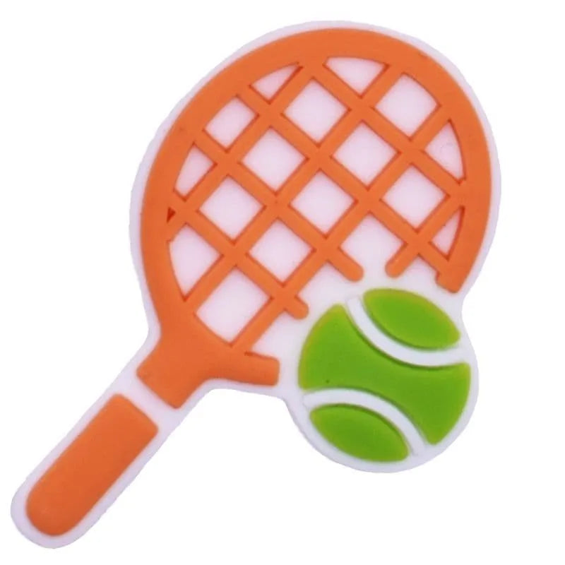 Tennis Raquet & Ball Shoe Charm