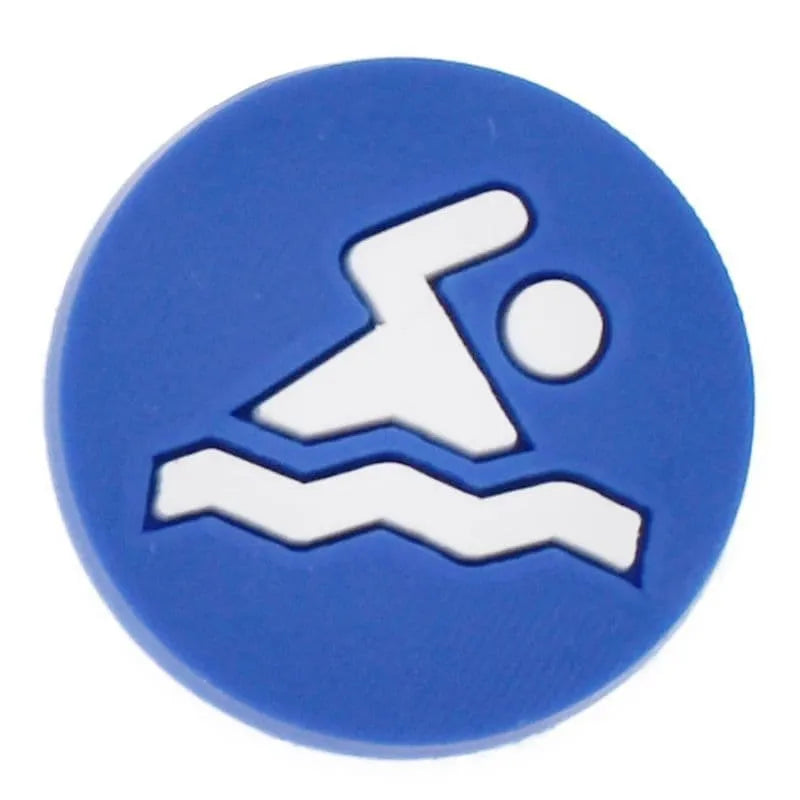 Swimmers Badge Shoe Charm